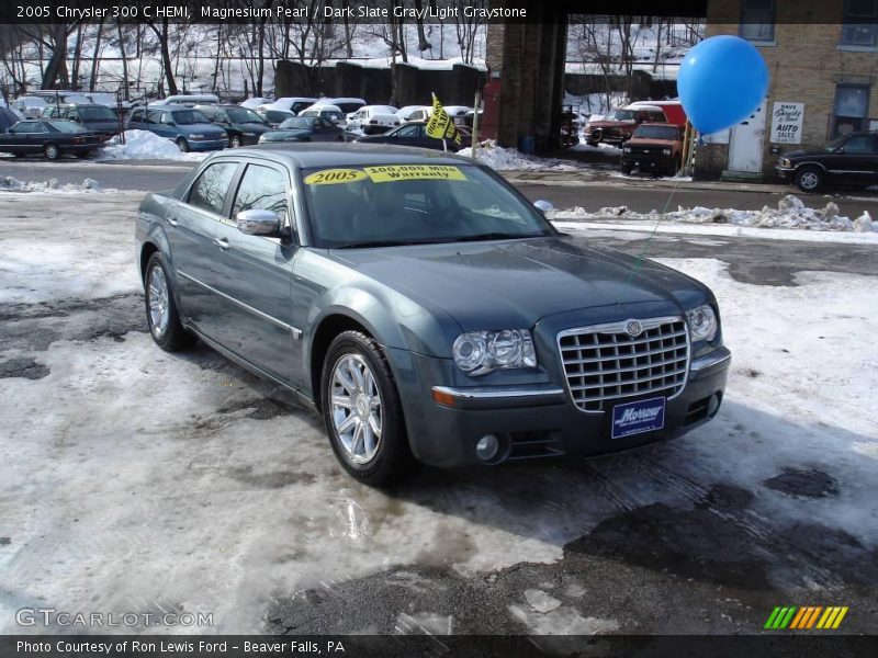 Magnesium Pearl / Dark Slate Gray/Light Graystone 2005 Chrysler 300 C HEMI