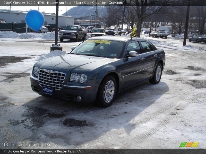 Magnesium Pearl / Dark Slate Gray/Light Graystone 2005 Chrysler 300 C HEMI