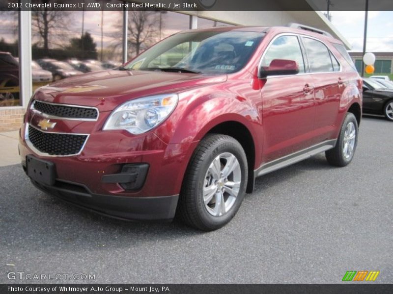 Cardinal Red Metallic / Jet Black 2012 Chevrolet Equinox LT AWD