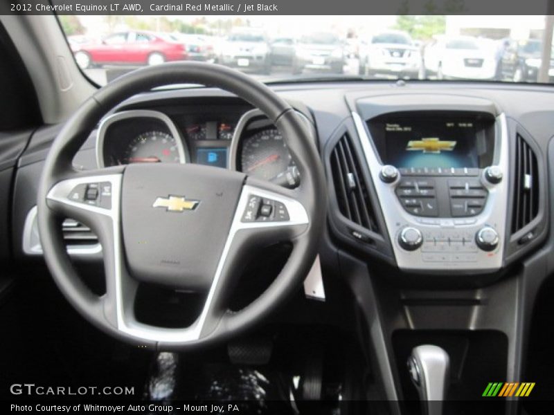 Cardinal Red Metallic / Jet Black 2012 Chevrolet Equinox LT AWD