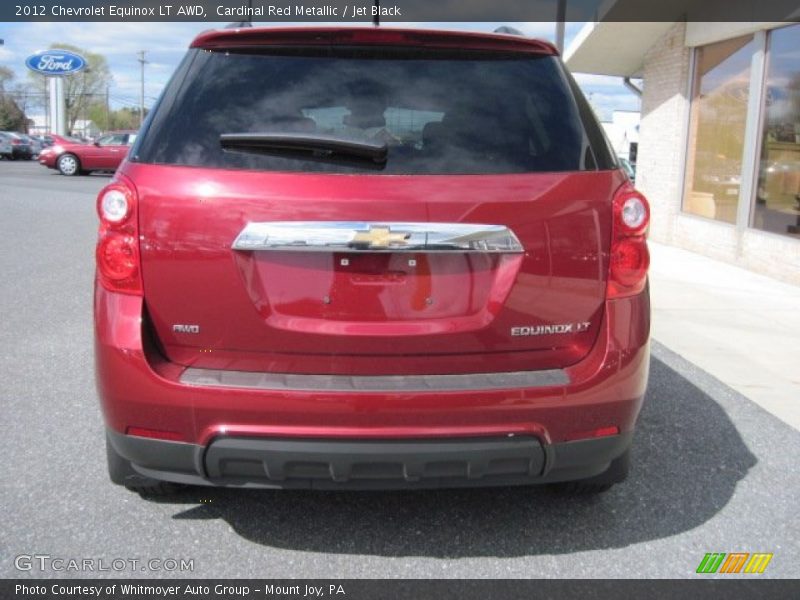Cardinal Red Metallic / Jet Black 2012 Chevrolet Equinox LT AWD