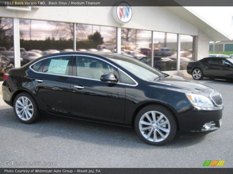 Black Onyx / Medium Titanium 2012 Buick Verano FWD