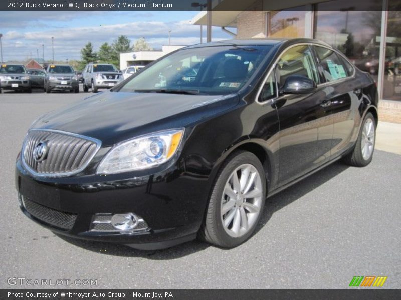Black Onyx / Medium Titanium 2012 Buick Verano FWD