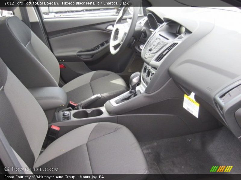  2012 Focus SE SFE Sedan Charcoal Black Interior