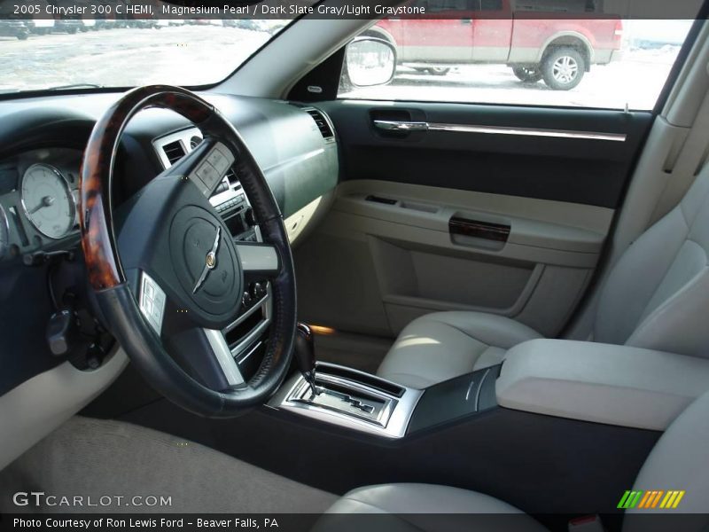Magnesium Pearl / Dark Slate Gray/Light Graystone 2005 Chrysler 300 C HEMI