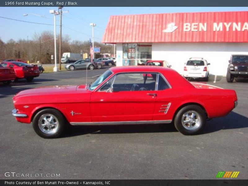 Red / Black 1966 Ford Mustang Coupe