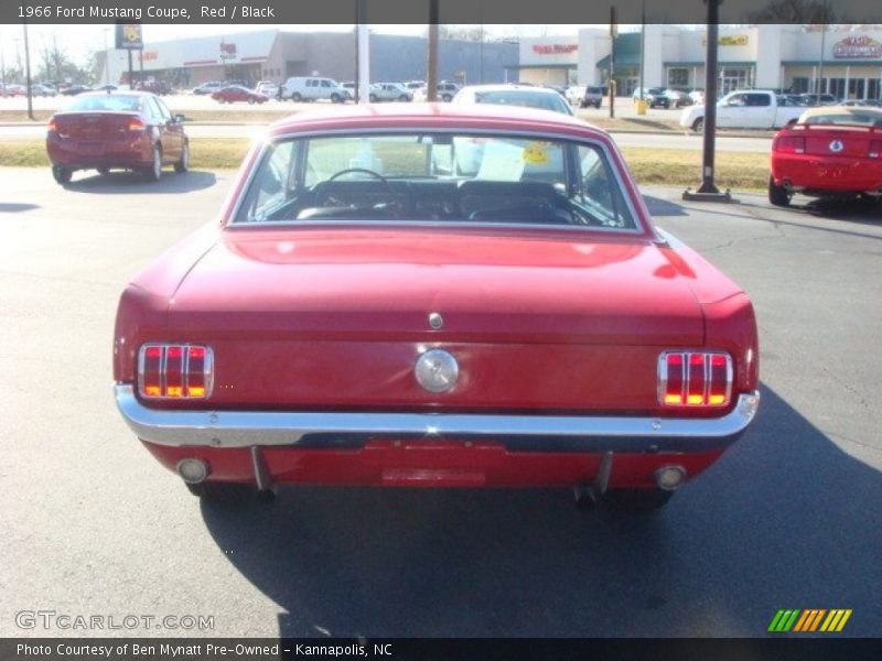 Red / Black 1966 Ford Mustang Coupe