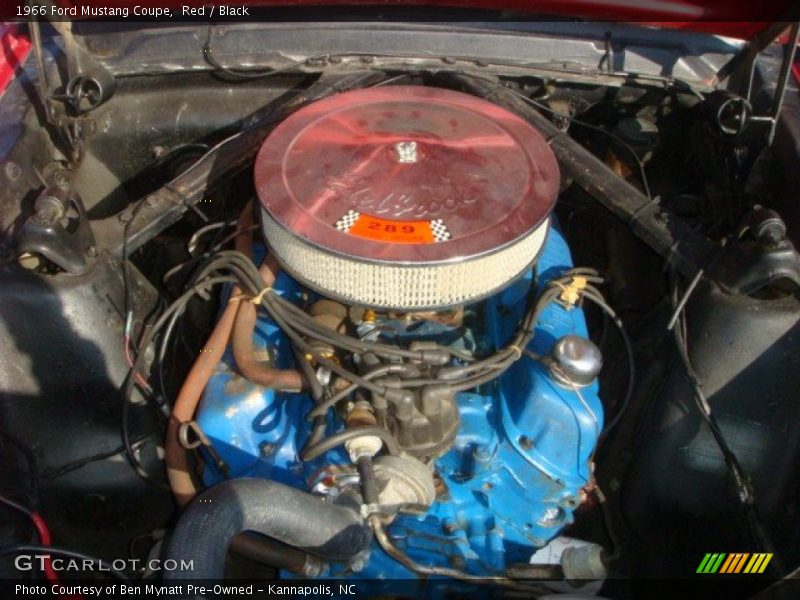  1966 Mustang Coupe Engine - 289 V8