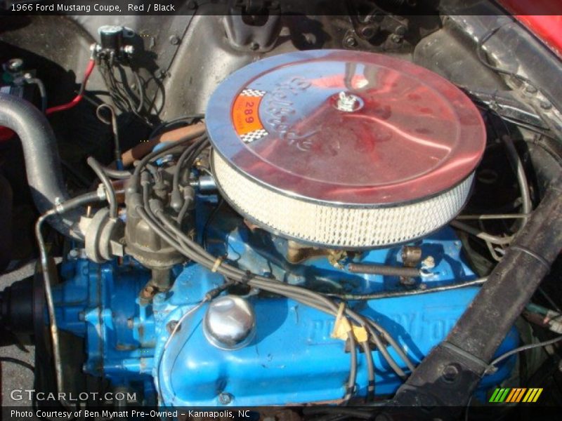  1966 Mustang Coupe Engine - 289 V8