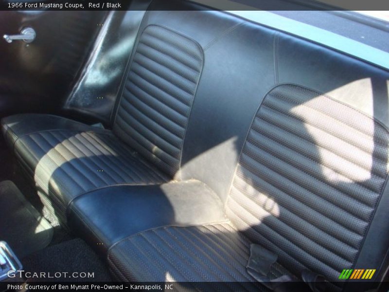 Rear Seat of 1966 Mustang Coupe