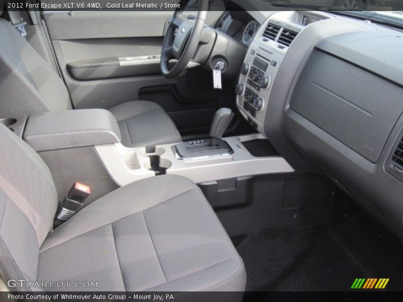 Gold Leaf Metallic / Stone 2012 Ford Escape XLT V6 4WD