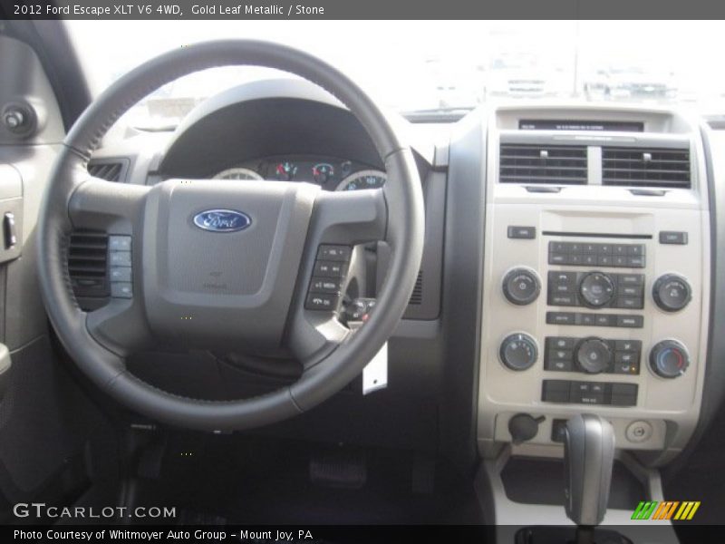 Gold Leaf Metallic / Stone 2012 Ford Escape XLT V6 4WD