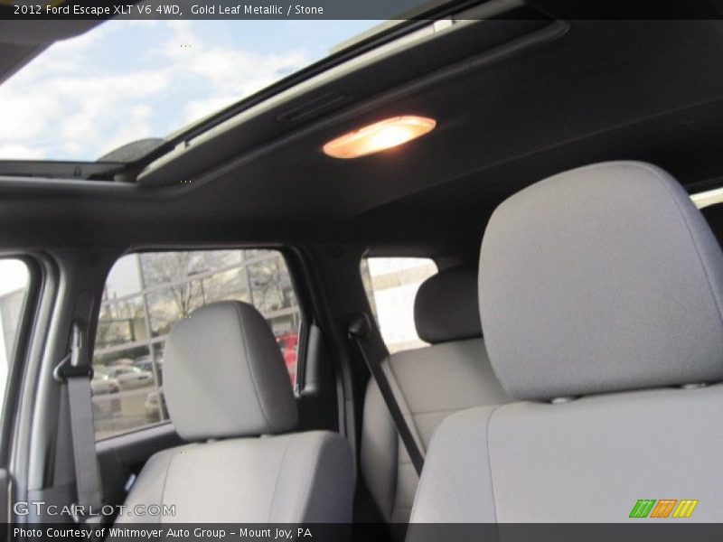 Gold Leaf Metallic / Stone 2012 Ford Escape XLT V6 4WD