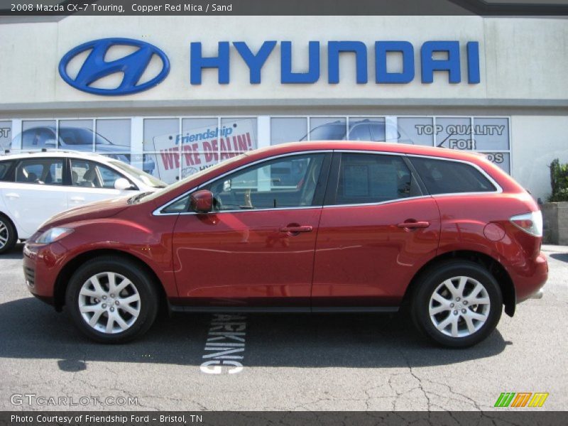 Copper Red Mica / Sand 2008 Mazda CX-7 Touring