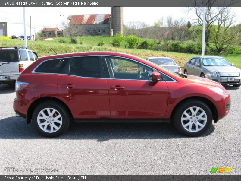Copper Red Mica / Sand 2008 Mazda CX-7 Touring
