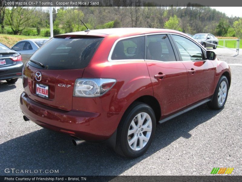 Copper Red Mica / Sand 2008 Mazda CX-7 Touring