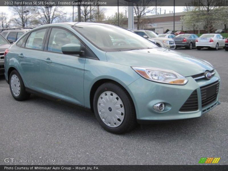 Frosted Glass Metallic / Stone 2012 Ford Focus SE SFE Sedan
