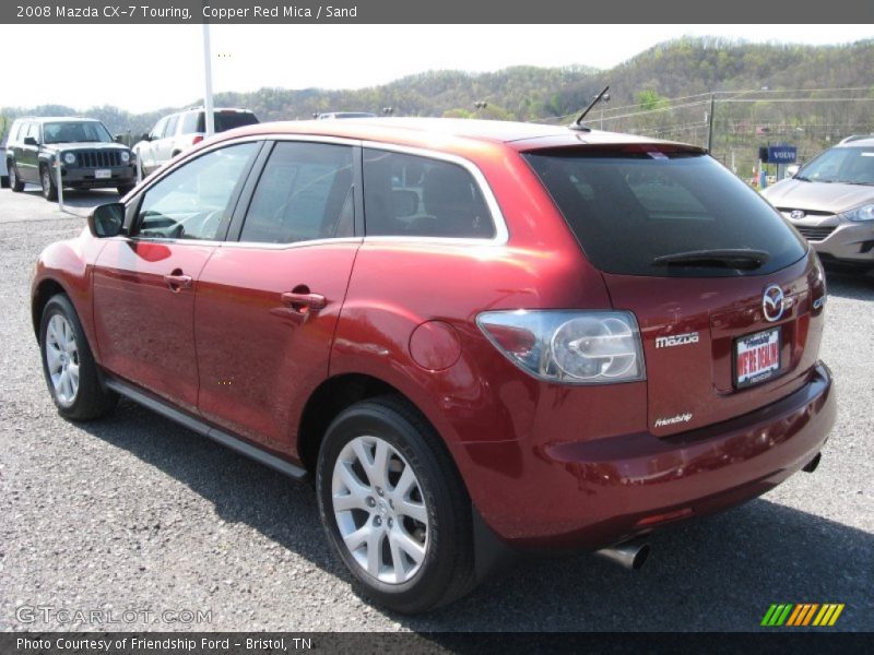 Copper Red Mica / Sand 2008 Mazda CX-7 Touring