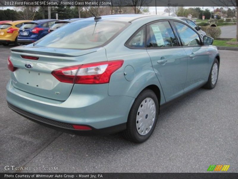 Frosted Glass Metallic / Stone 2012 Ford Focus SE SFE Sedan