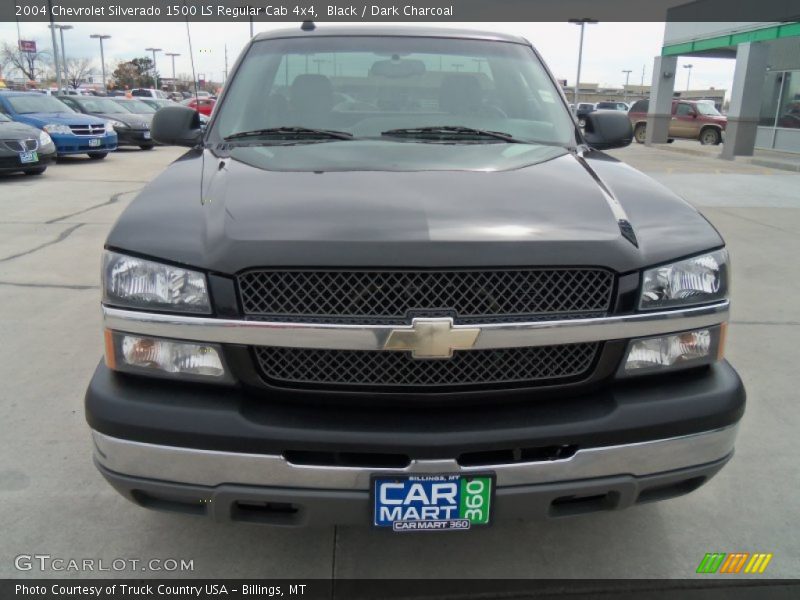 Black / Dark Charcoal 2004 Chevrolet Silverado 1500 LS Regular Cab 4x4