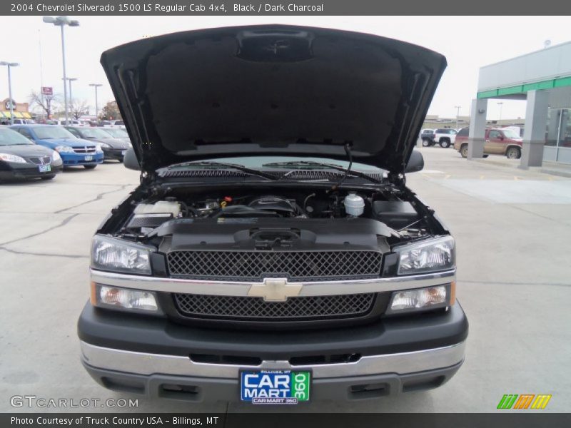 Black / Dark Charcoal 2004 Chevrolet Silverado 1500 LS Regular Cab 4x4