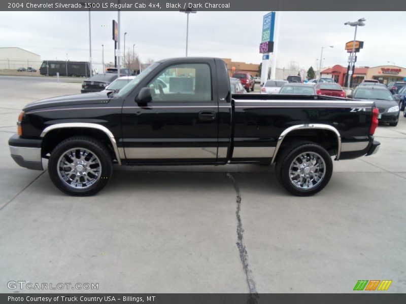 Black / Dark Charcoal 2004 Chevrolet Silverado 1500 LS Regular Cab 4x4