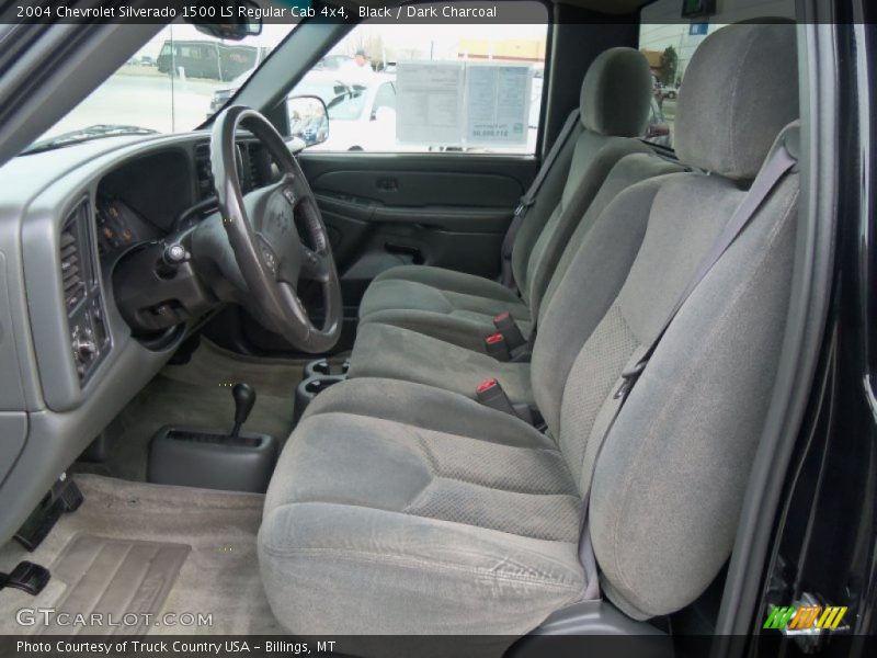Black / Dark Charcoal 2004 Chevrolet Silverado 1500 LS Regular Cab 4x4