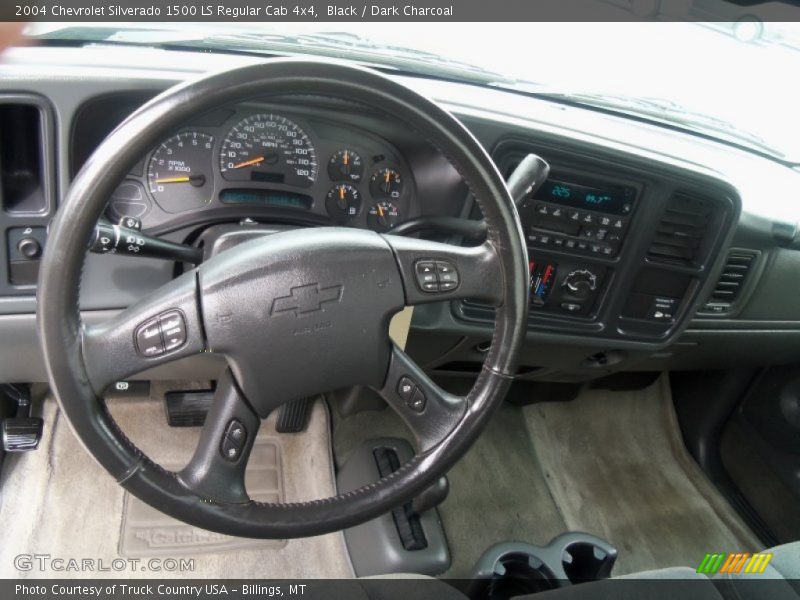 Black / Dark Charcoal 2004 Chevrolet Silverado 1500 LS Regular Cab 4x4