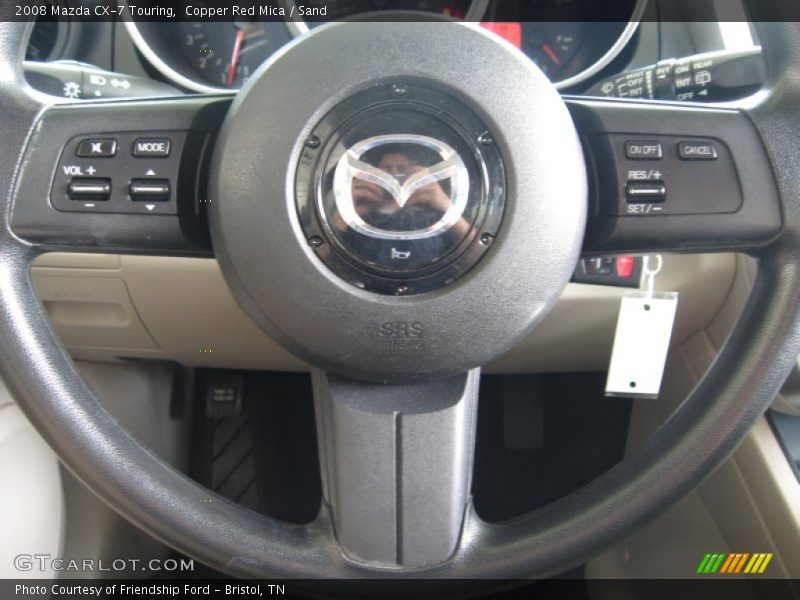 Copper Red Mica / Sand 2008 Mazda CX-7 Touring