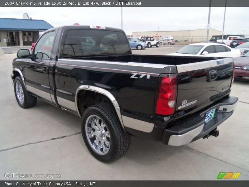 Black / Dark Charcoal 2004 Chevrolet Silverado 1500 LS Regular Cab 4x4
