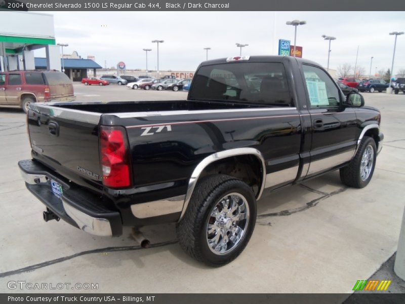 Black / Dark Charcoal 2004 Chevrolet Silverado 1500 LS Regular Cab 4x4
