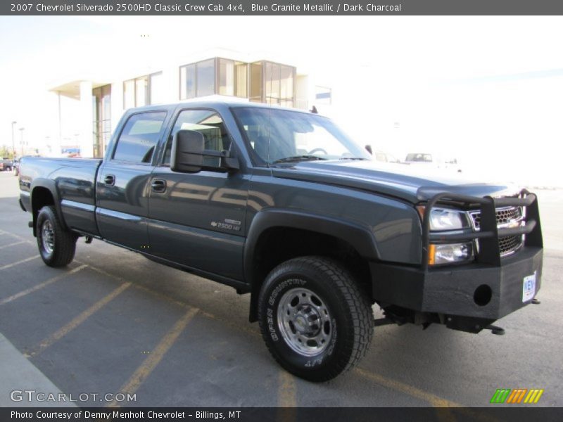 Blue Granite Metallic / Dark Charcoal 2007 Chevrolet Silverado 2500HD Classic Crew Cab 4x4