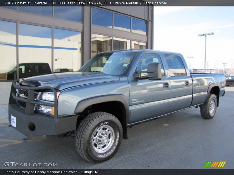Blue Granite Metallic / Dark Charcoal 2007 Chevrolet Silverado 2500HD Classic Crew Cab 4x4