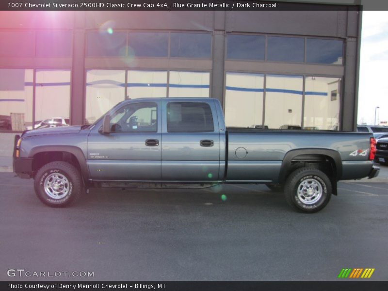 Blue Granite Metallic / Dark Charcoal 2007 Chevrolet Silverado 2500HD Classic Crew Cab 4x4