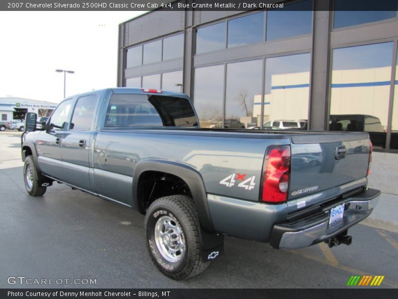Blue Granite Metallic / Dark Charcoal 2007 Chevrolet Silverado 2500HD Classic Crew Cab 4x4