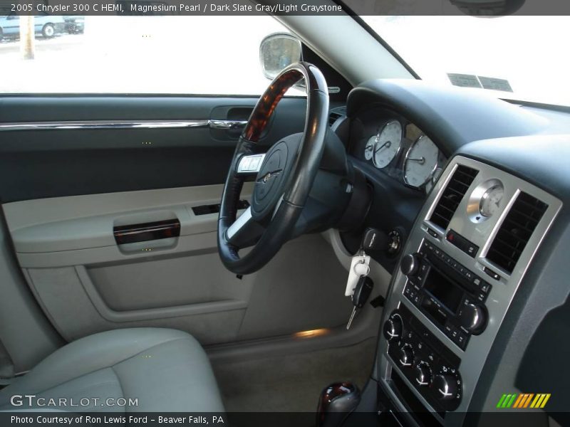 Magnesium Pearl / Dark Slate Gray/Light Graystone 2005 Chrysler 300 C HEMI