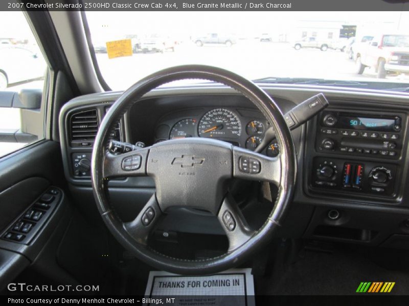 Blue Granite Metallic / Dark Charcoal 2007 Chevrolet Silverado 2500HD Classic Crew Cab 4x4