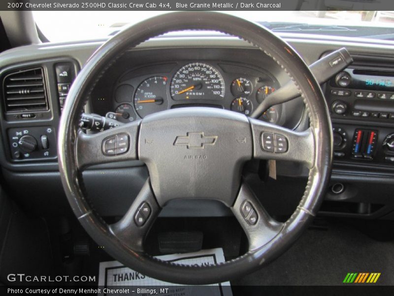 Blue Granite Metallic / Dark Charcoal 2007 Chevrolet Silverado 2500HD Classic Crew Cab 4x4