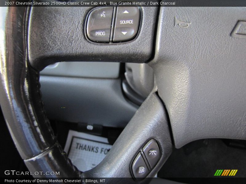 Blue Granite Metallic / Dark Charcoal 2007 Chevrolet Silverado 2500HD Classic Crew Cab 4x4