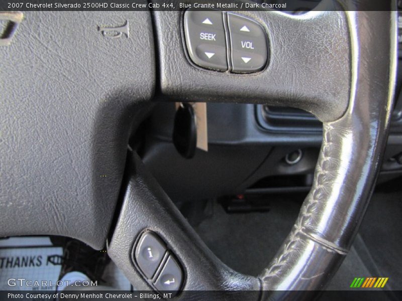 Blue Granite Metallic / Dark Charcoal 2007 Chevrolet Silverado 2500HD Classic Crew Cab 4x4