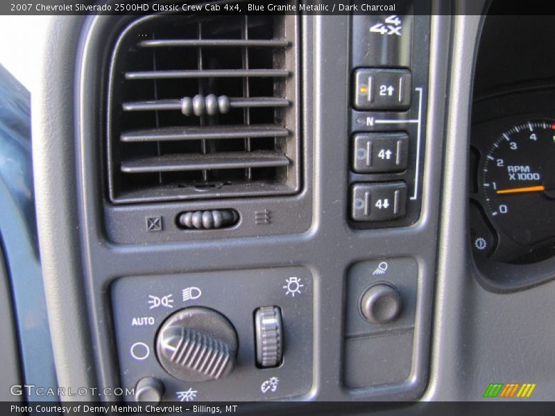 Blue Granite Metallic / Dark Charcoal 2007 Chevrolet Silverado 2500HD Classic Crew Cab 4x4