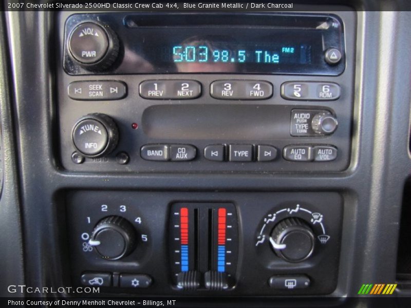 Blue Granite Metallic / Dark Charcoal 2007 Chevrolet Silverado 2500HD Classic Crew Cab 4x4