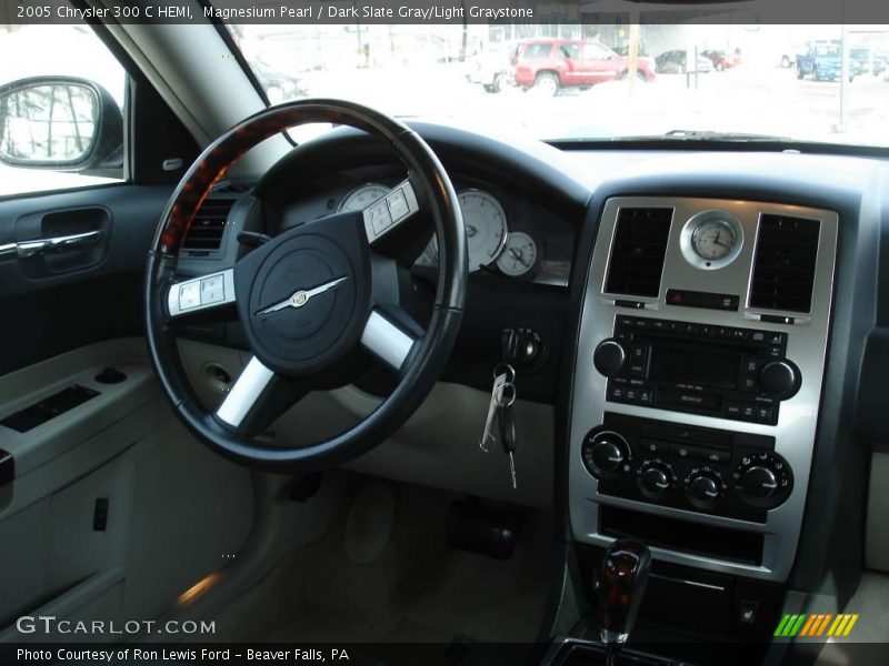 Magnesium Pearl / Dark Slate Gray/Light Graystone 2005 Chrysler 300 C HEMI