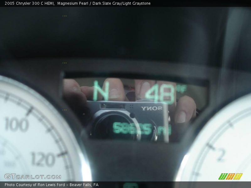 Magnesium Pearl / Dark Slate Gray/Light Graystone 2005 Chrysler 300 C HEMI