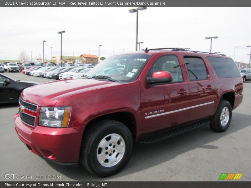 Red Jewel Tintcoat / Light Cashmere/Dark Cashmere 2011 Chevrolet Suburban LT 4x4