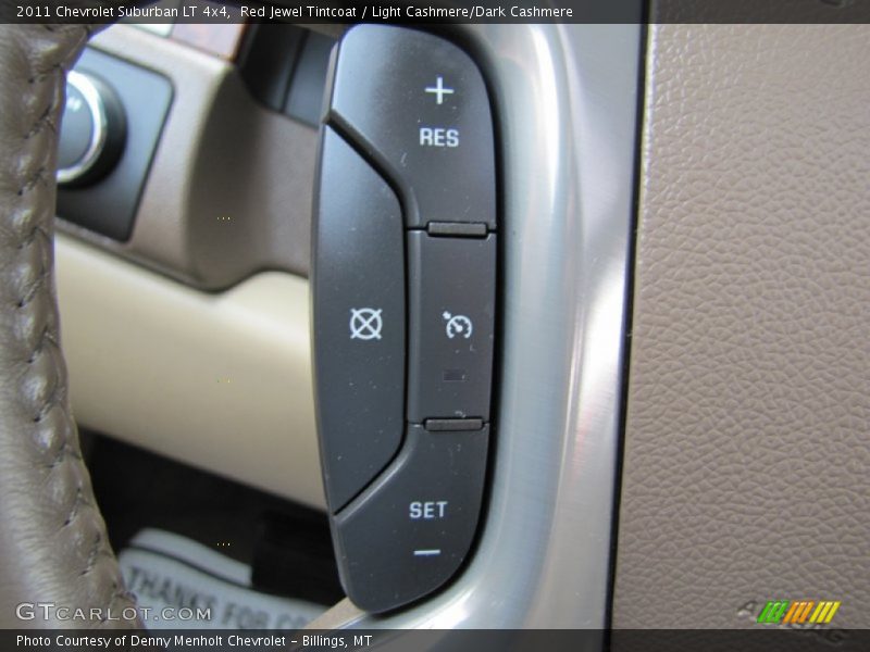 Red Jewel Tintcoat / Light Cashmere/Dark Cashmere 2011 Chevrolet Suburban LT 4x4