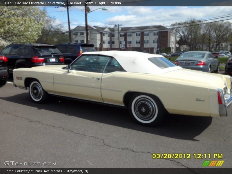  1976 Eldorado Convertible Calumet Cream