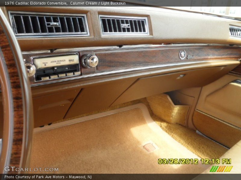 Dashboard of 1976 Eldorado Convertible