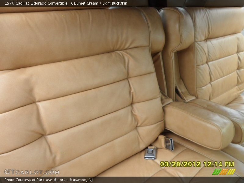  1976 Eldorado Convertible Light Buckskin Interior