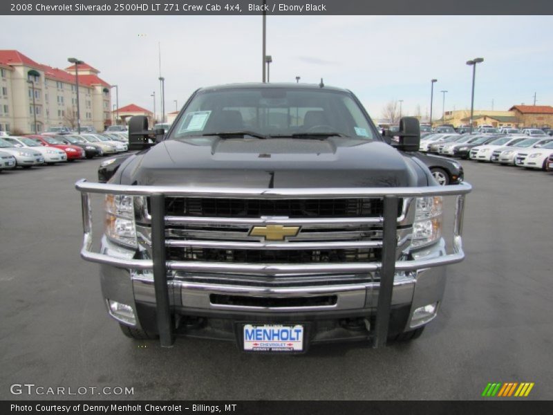 Black / Ebony Black 2008 Chevrolet Silverado 2500HD LT Z71 Crew Cab 4x4